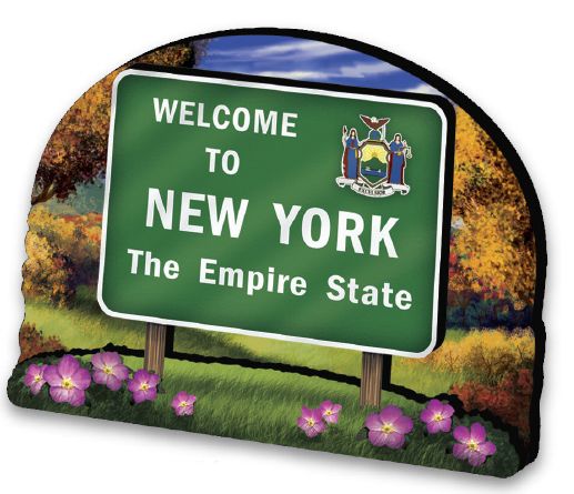 SP200300-SWM 2 Level State Welcome SIGN Magnet 